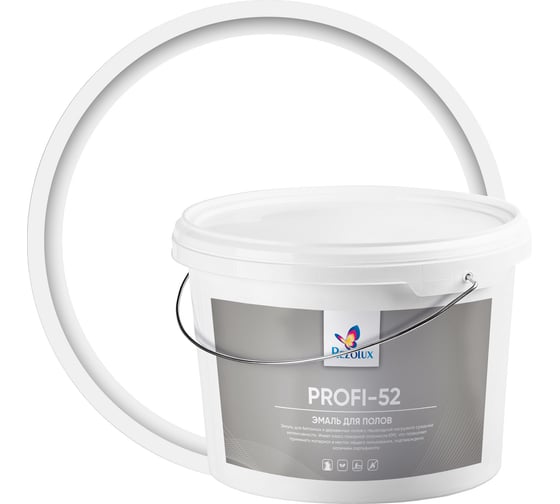 Эмаль для полов Резолюкс Profi-52, 12 кг, белый 1750