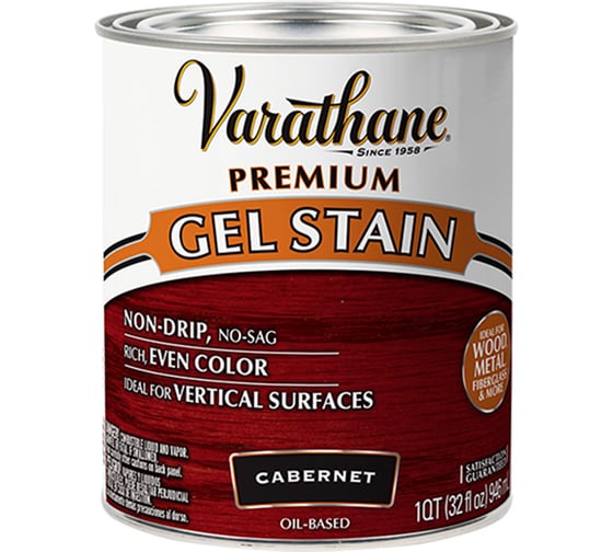 Тонирующий гель для внутренних и наружных работ RUST-OLEUM каберне, 0.946 л 358300 1