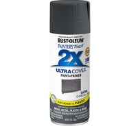 Универсальная акрило-алкидная эмаль RUST-OLEUM угольный, полуматовый, спрей, 0.34 кг 342061