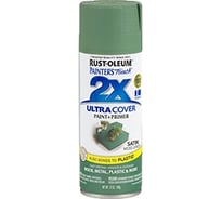 Универсальная акрило-алкидная эмаль RUST-OLEUM зеленый мох, полуматовый, спрей, 0.34 кг 249071