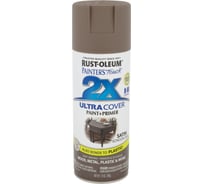 Универсальная акрило-алкидная эмаль RUST-OLEUM Лондонский серый, полуматовый, спрей, 0.34 кг 249857