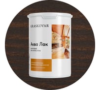 Акриловый лак-антисептик Kraskovar «Аква Лак», палисандр 0,9л 1327