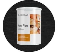 Лак-антисептик акриловый Kraskovar «Аква Лак», Чёрный сапфир, 0,9 л 1325