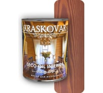 Масло для интерьера Kraskovar Deco Oil Interior вишня, 0.75 л 1262