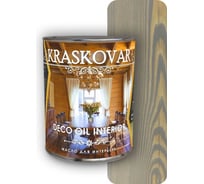 Масло для интерьера Kraskovar Deco Oil Interior туманный лес, 0.75 л 1261
