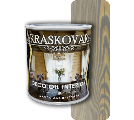 Масло для интерьера kraskovar deco oil interior