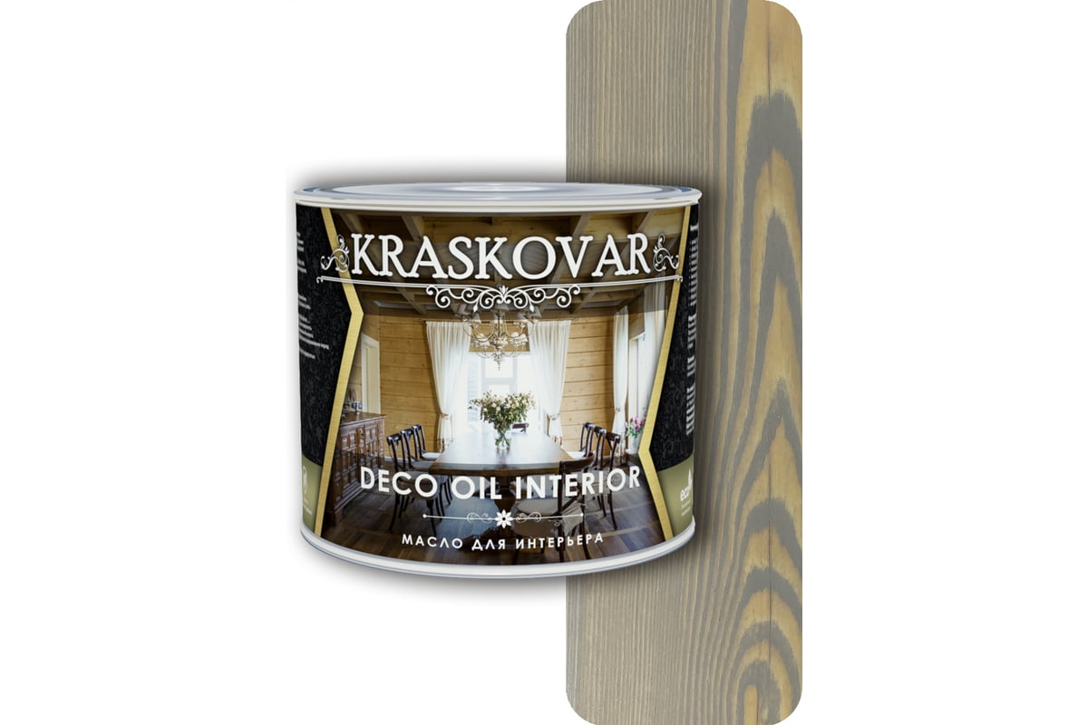 Масло для интерьера kraskovar deco oil interior