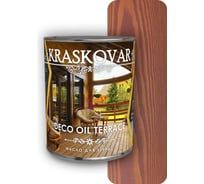 Масло для террас Kraskovar Deco Oil Terrace вишня, 0.75 л 1278