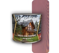Масло для фасада Kraskovar Deco Oil Fasade Бургундия, 2.2 л 1306