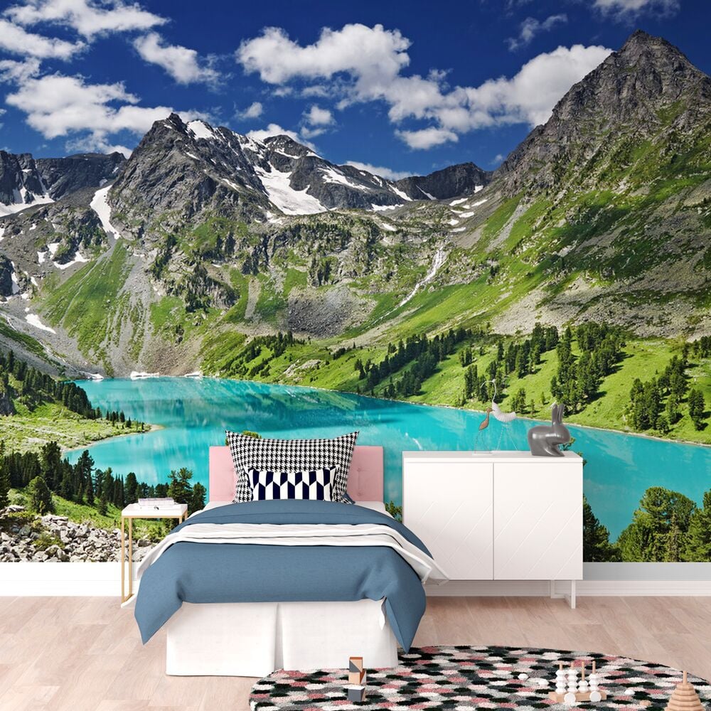 Флизелиновые фотообои на стену ООО Первое ателье горы природа, "Озерная ...