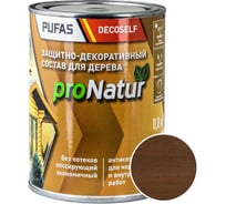 Лессирующий антисептик для дерева Pufas палисандр Decoself 0,8л тов-200283
