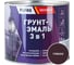 Грунт-эмаль Pufas 3 в 1 шоколадный глянц. Decoself 1,9кг тов-200097 1