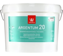 Краска TIKKURILA ARGENTUM-20 антимикробная, полуматовая, 9 л 53848