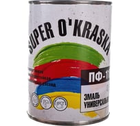 Эмаль super maler ПФ-115 Черный 0,9кг Лк-00005662