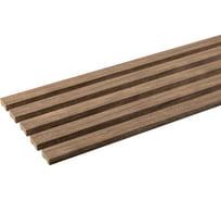Рейка МДФ интерьерная Стильный Дом 2700x16x50 Грецкий орех v531993