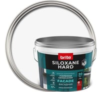 Краска BRITE SILOXANE HARD фасадная акриловая усиленная силоксаном ба О05640