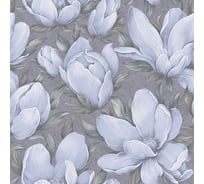 Обои бумажные двухслойные Белорусские обои Амалия 0,53x10м 2117-82 сер-син 2117-82 23.ДТР-МО