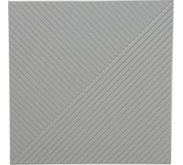 Панели декоративные стеновые Paneliavrora из мдф в пвх пленке Relief цвет Светло-серый 4640174740744