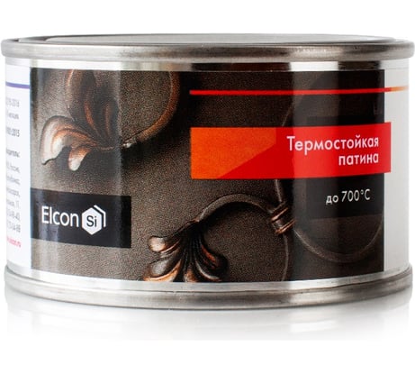 Термостойкая эмаль Patina Elcon красная медь, 0.08 кг 00-00002931
