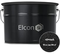 Кузнечная краска с молотковым эффектом Elcon черная 10кг 00-00002848