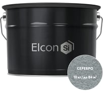 Кузнечная краска с молотковым эффектом Elcon серебро 10кг 00-00002846