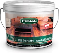 Лак FEIDAL PU Parkett-und Mobellack глянцевый, 2.5 л 20154