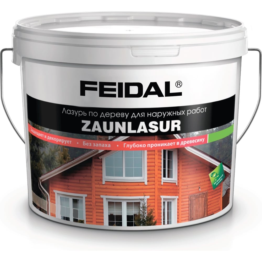 Лазурь FEIDAL Zaunlasur махагон, 10 л 20235 - выгодная цена, отзывы ...