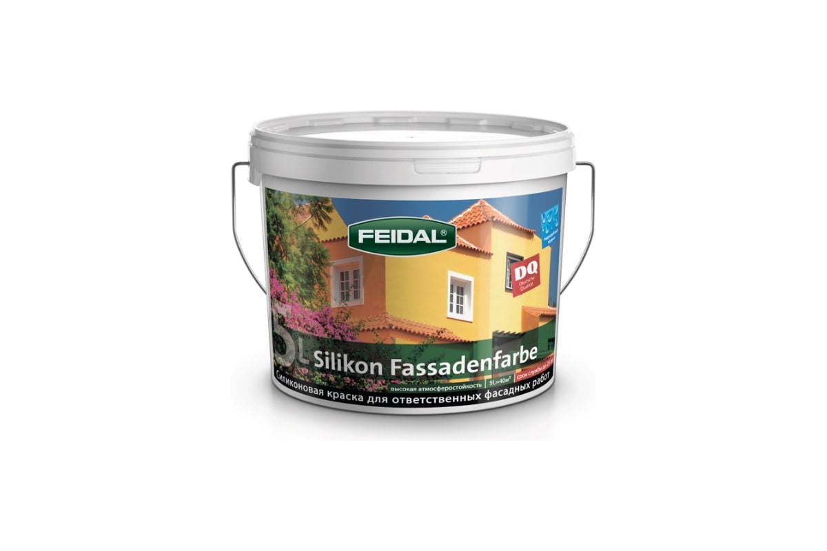 Краска FEIDAL Silikon Fassadenfarbe база 1, 5л 20099 - выгодная цена .