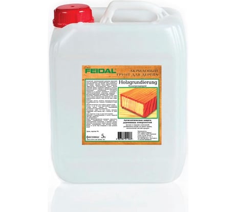 Грунт FEIDAL Holzgrund 10л 20146