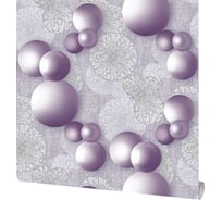 Обои бумажные двухслойные Белорусские обои Талисман 0,53x10м сиреневый 2038-91 25Н-МО