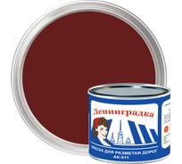 Краска для разметки ЛЕНИНГРАДКА АК-511 1,8 кг красно-коричневый УТ000012923