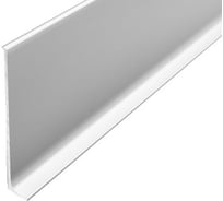 Плинтус алюминиевый Bonkeel ПЛ60,501л серебро люкс, 2500x58,5x11,2м 135651