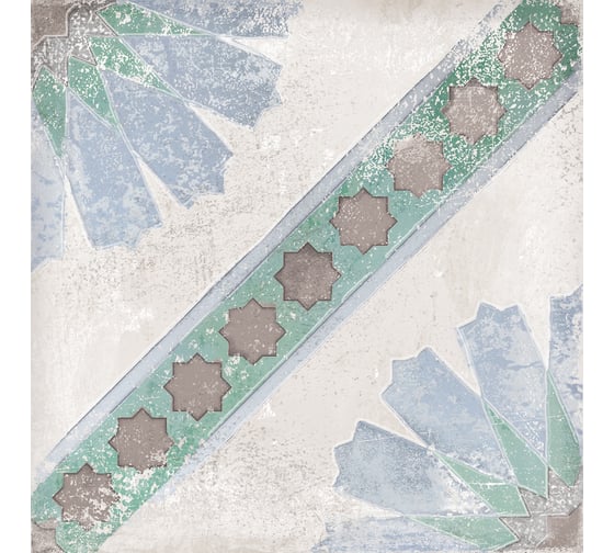 Плитка Eletto Ceramica 150x150 MATE DECOR ZELLIGE 40 шт в упак 00-00108863