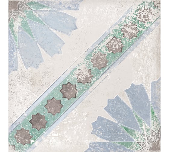 Плитка Eletto Ceramica 150x150 MATE DECOR ZELLIGE 40 шт в упак 00-00108863