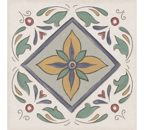 Плитка Eletto Ceramica 150x150 SOLLER PATCHWORK 38 шт в упак 00-00108637