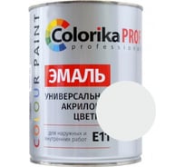 Акриловая универсальная эмаль Colorika Prof 0,9л белая, для наруж. и внутр. работ 92479