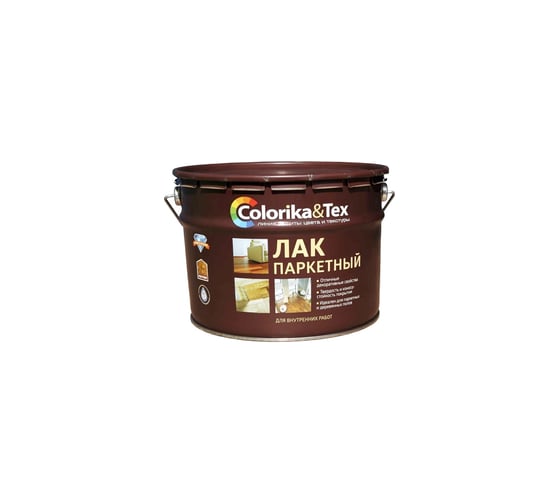 Паркетный лак Colorika 10 л полуматовый 92406