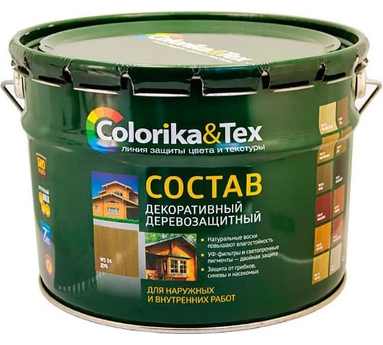 Деревозащитный состав Colorika иней 10 л 97105