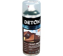 Аэрозольная грунт-эмаль для профнастила и металлочерепицы DETON зеленый мох RAL 6005 SPECIAL 520 127108