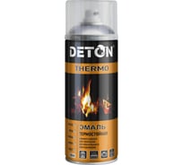 Аэрозольная эмаль Deton термостойкая серебристая THERMO 520 мл 126941 DTN-A70667