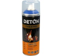 Аэрозольная эмаль Deton термостойкая черная THERMO 520 мл 126943 DTN-A70666