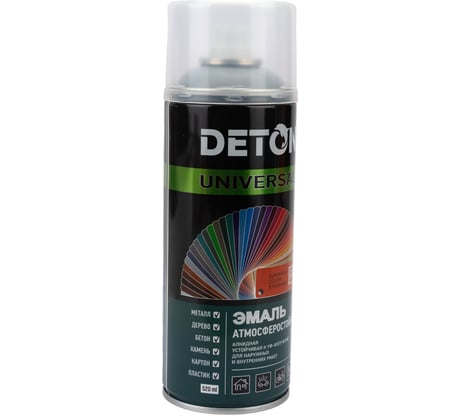 Аэрозольная эмаль Deton универсальная Серая RAL 7040 UNIVERSAL 520 мл 126915 DTN-A70142