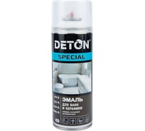 Эмаль для ванн и керамики Deton SPECIAL белая аэрозольная 520 мл DTN-A07300