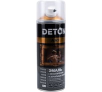 Аэрозольная эмаль DETON металлик, золотой декор ART 520 мл 126925