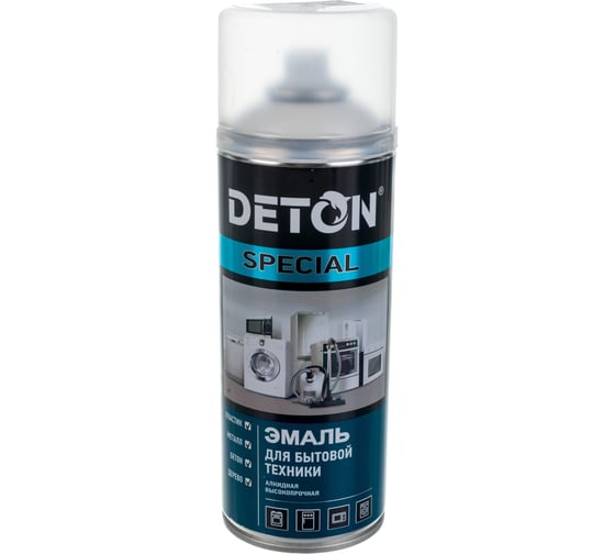 Аэрозольная эмаль Deton для бытовой техники белая SPECIAL 520 мл 127113 DTN-A07299