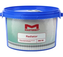 Акриловая эмаль МАСТЕРБИТ МБ-32 RADIATOR полуматовая, 2.5 кг ТД000001714