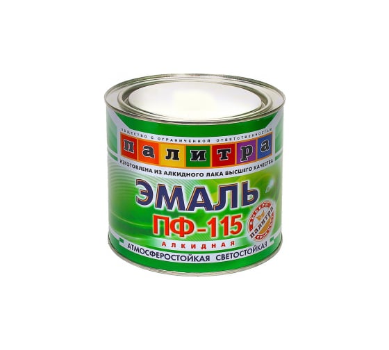 Эмаль Палитра белая ПФ-115 2,7 кг 4610001250968