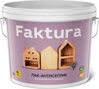 Лак-антисептик FAKTURA беленый дуб, ведро 9 л О02510