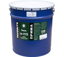 Эмаль ФАВОРИТ ПРИМА ПФ-115 черная 25 кг 91757