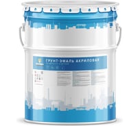 Грунт-эмаль акриловая по металлу и бетону ФАРБЕН RAL 3004 20 кг 4300015305